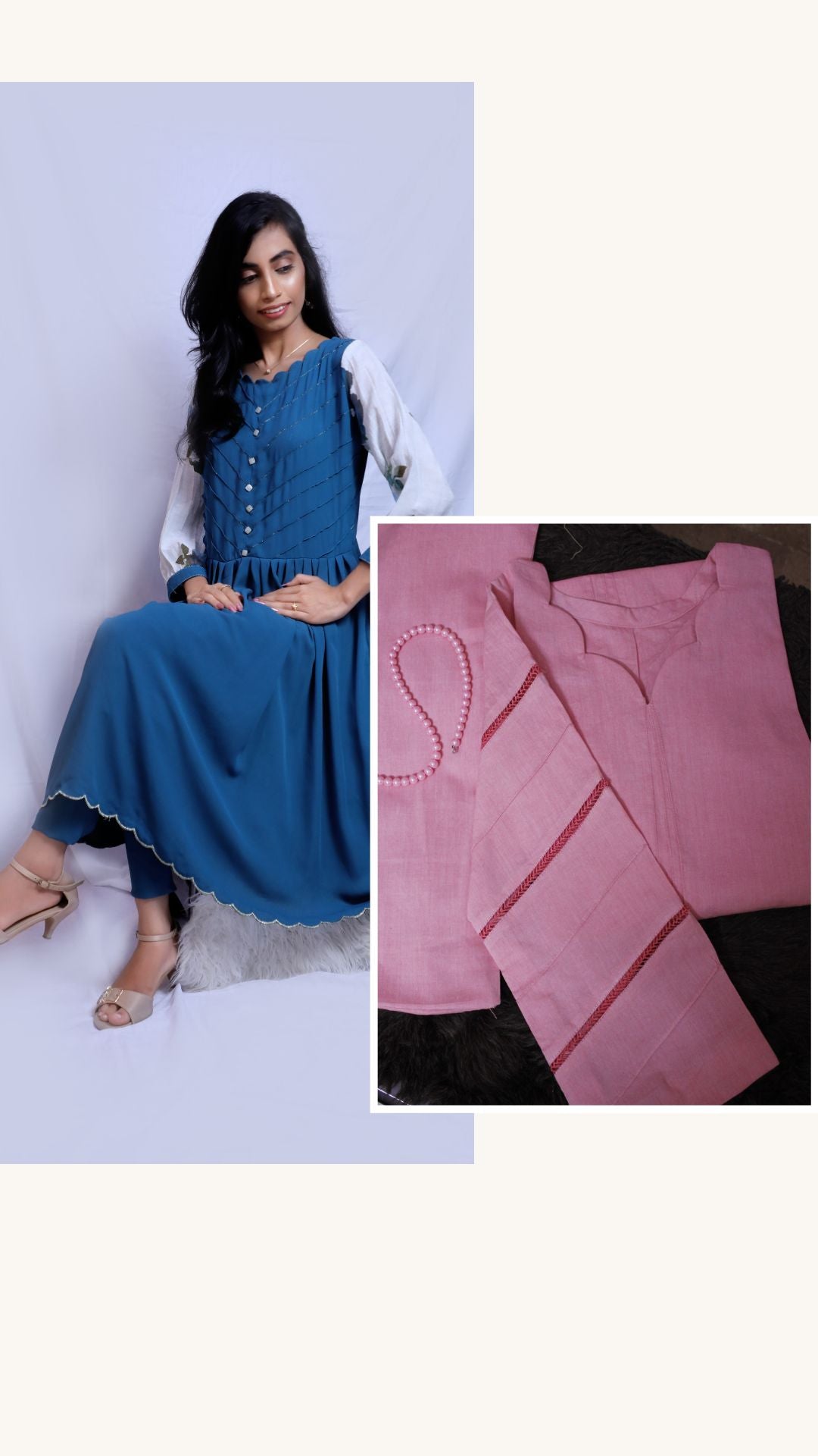 Cherry Blossom & Long Frock